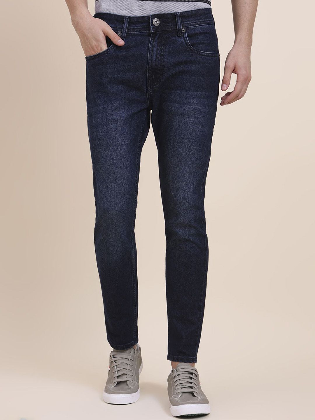 Greenfibre Men Slim Fit Low-Rise Cotton Jeans