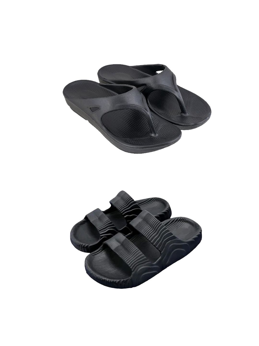 Feel alive Men Set Of 4 Self Design Clogs