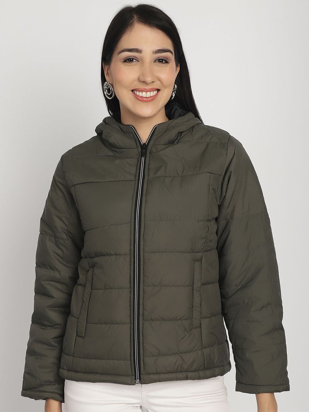 SANHOK Hooded Lightweight Puffer Jacket