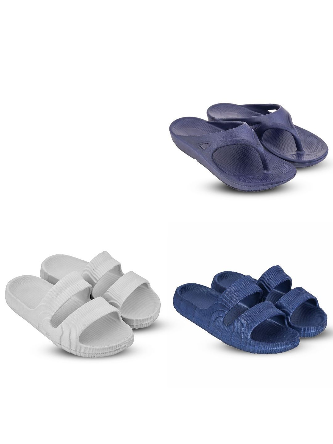 Feel alive Men Set of 4 Ultra-Comfortable Lightweight Clogs