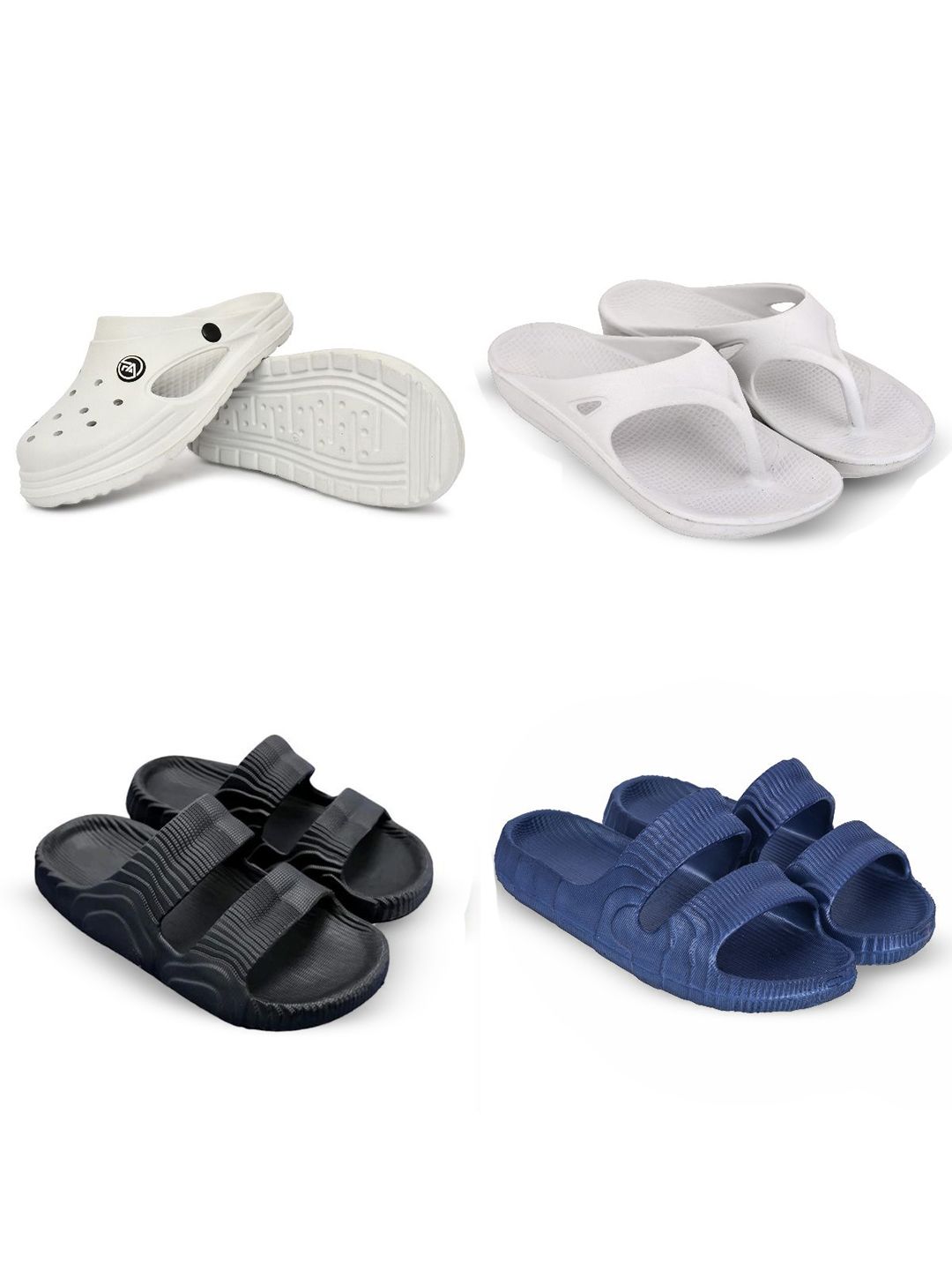 Feel alive Men Pack Of 4 Clogs