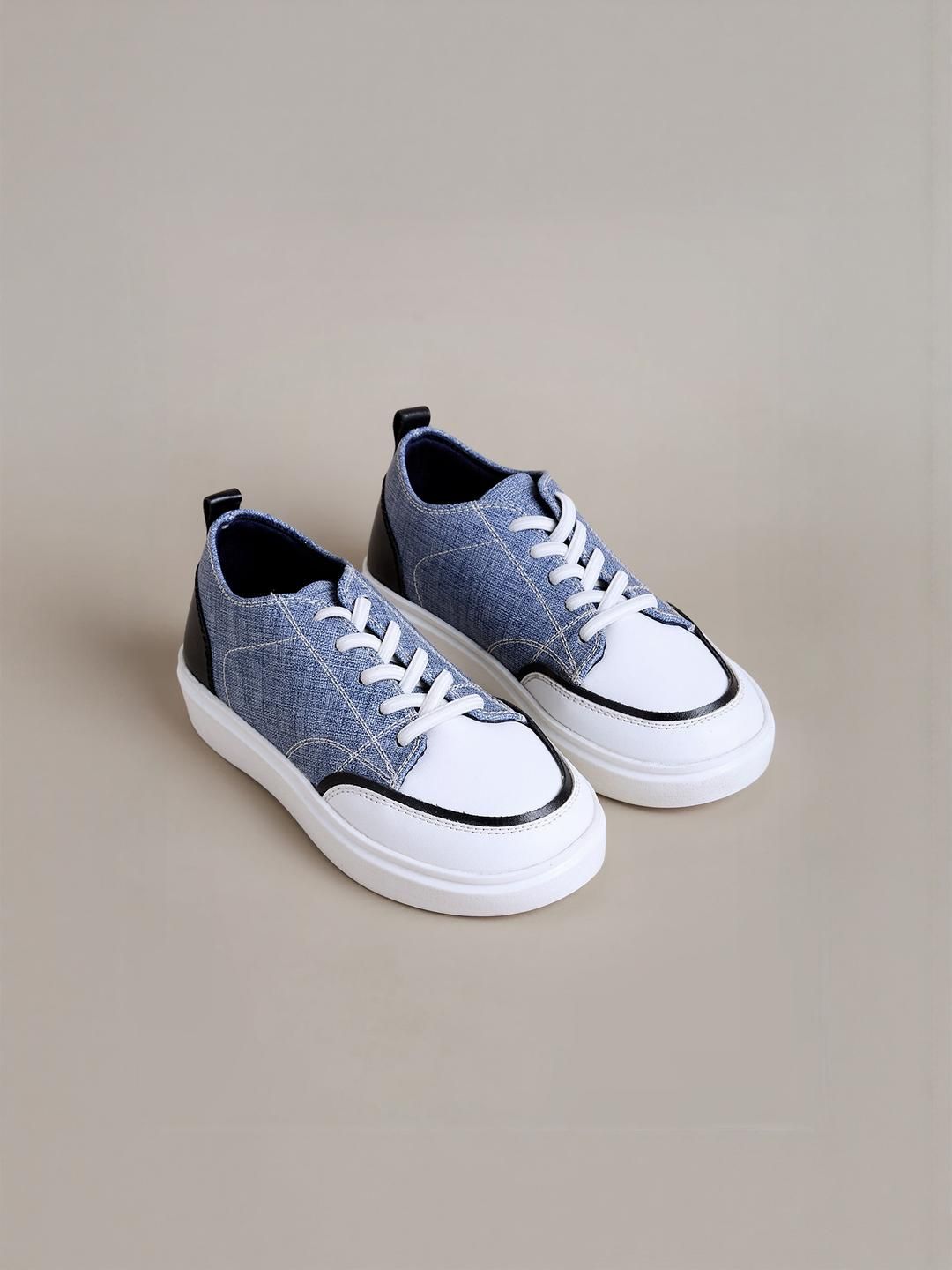 Hopscotch Boys Blue PU Sneakers