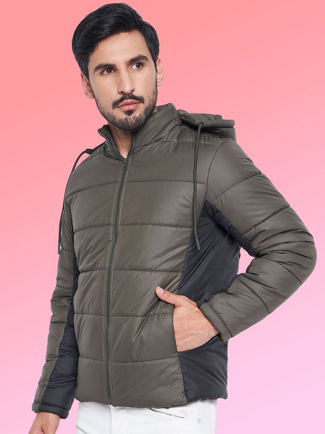VERO AMORE Hooded Lightweight Puffer Jacket