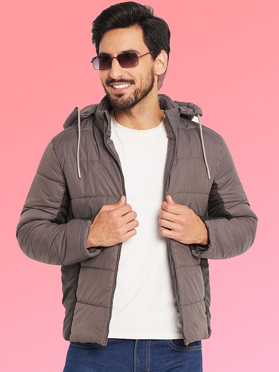VERO AMORE Hooded Lightweight Puffer Jacket