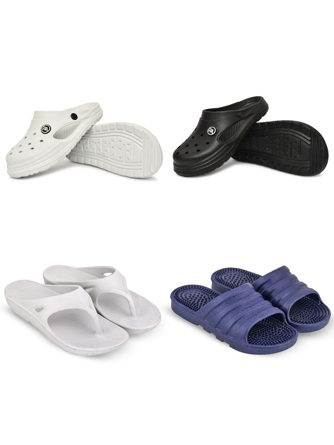 Feel alive Men Pack Of 4 Clogs
