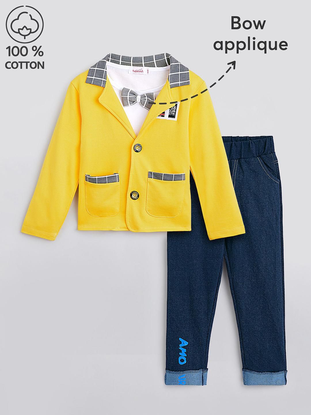 Hopscotch Boys T-shirt and Shirt with Trousers