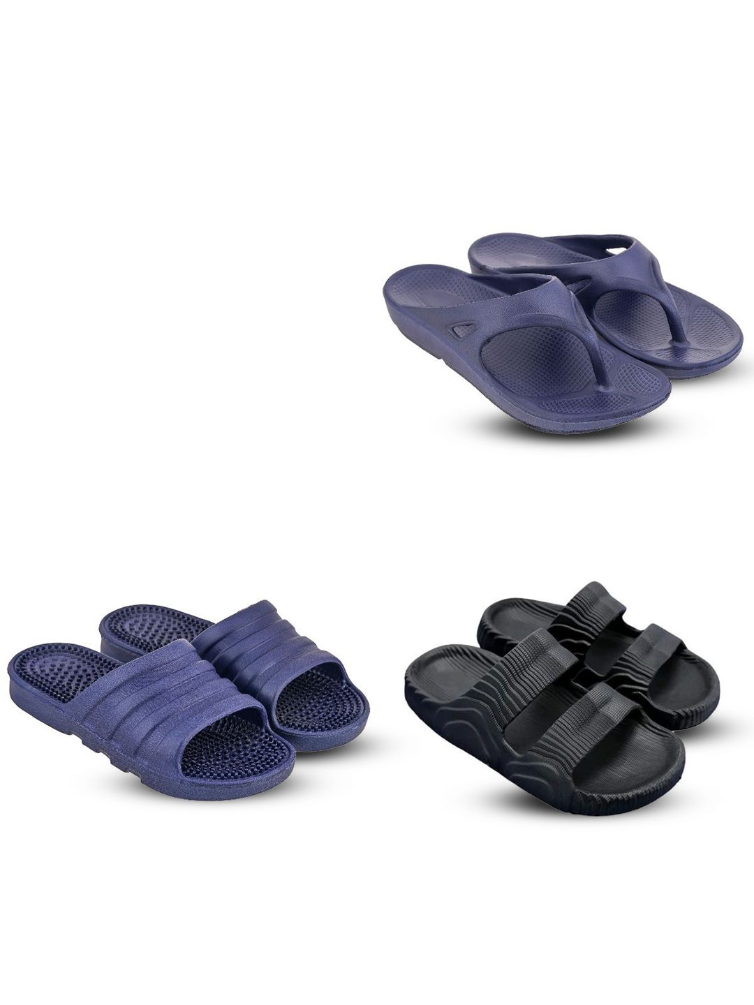 Feel alive Set of 4 Men  Ultra-Comfortable Lightweight Clogs