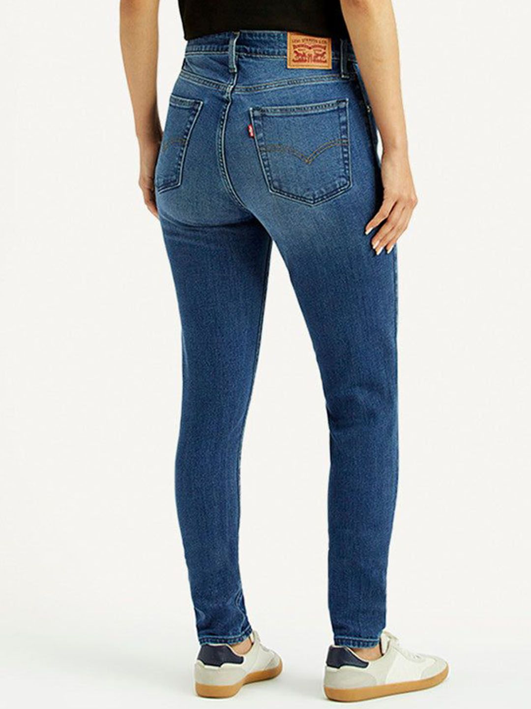 721 Blue Skinny Fit High Rise Jeans