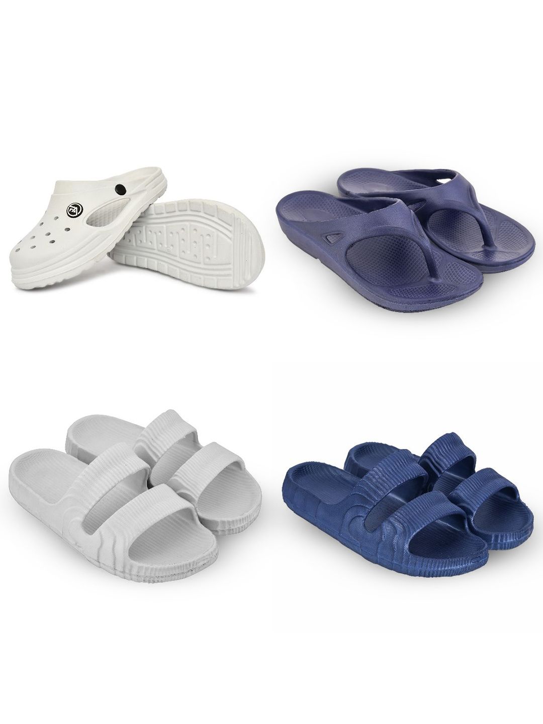 Feel alive Men Set of 4 Flip Flops