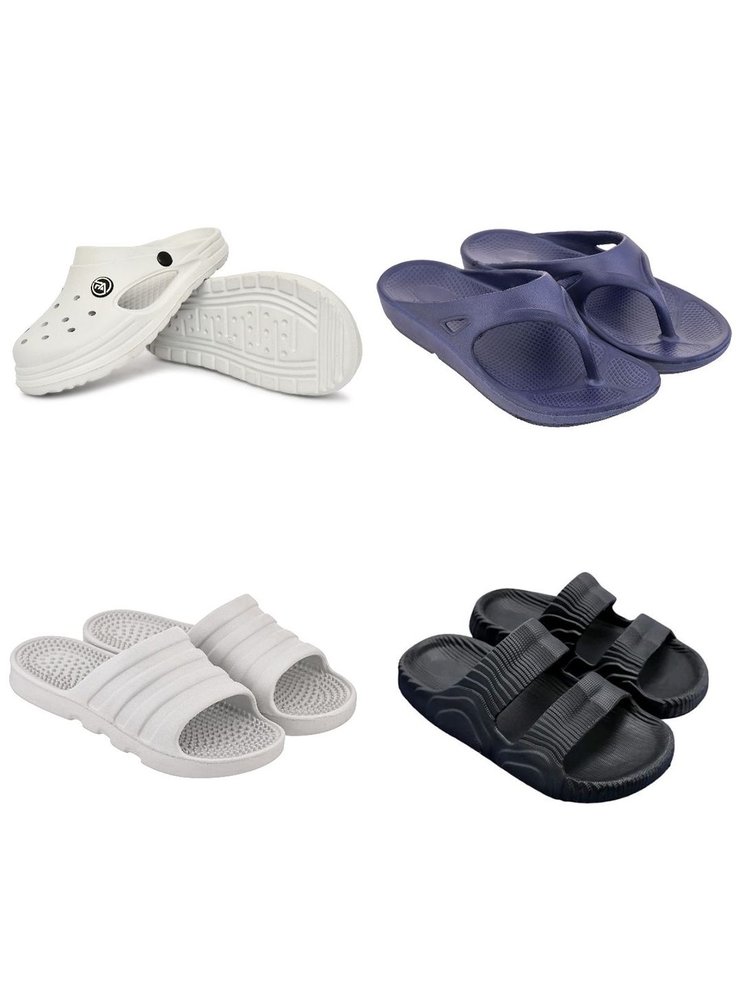 Feel alive Men Pack Of 4 Clogs