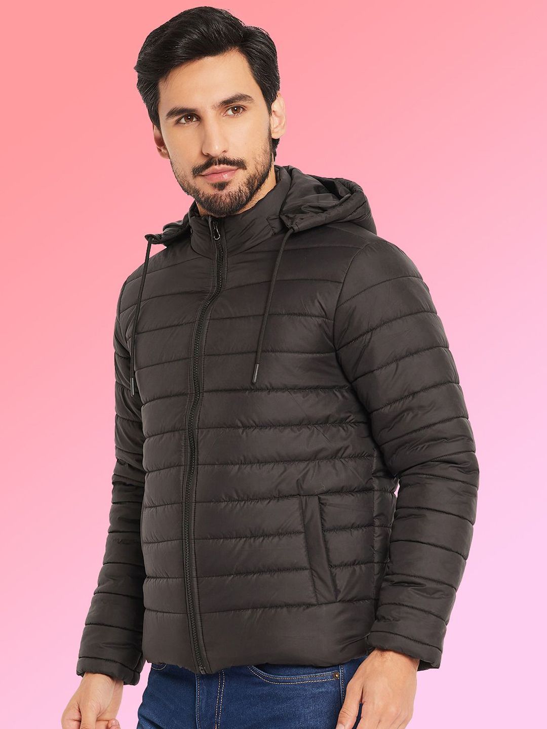 VERO AMORE Hooded Lightweight Puffer Jacket
