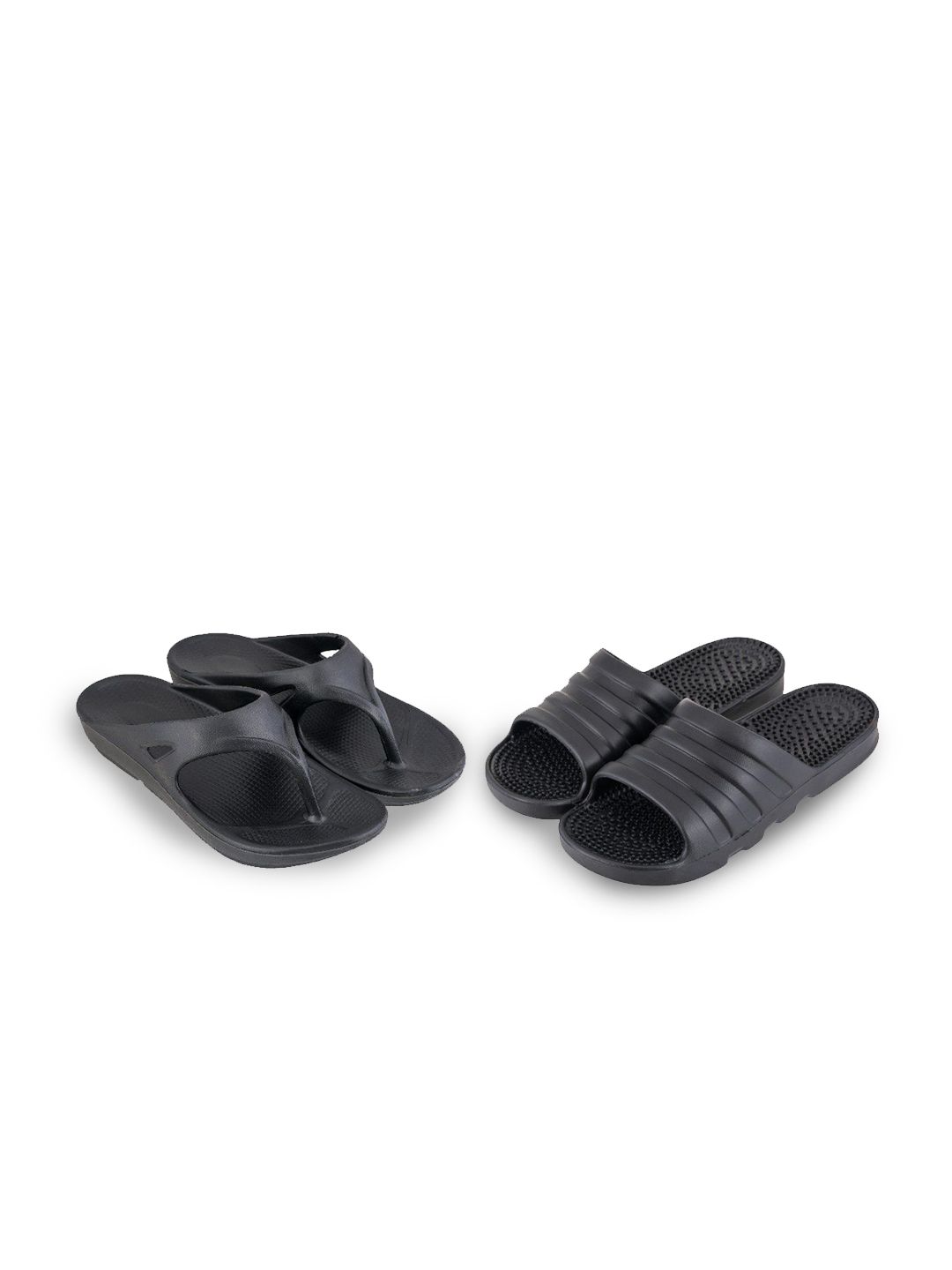 Feel alive Men Self Design Set of 4 Pair Lightweight Clogs