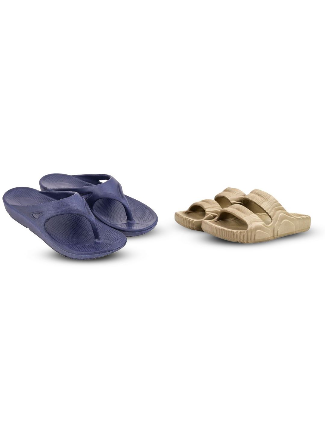 Feel alive Set Of 4 Ultra-Comfortable Lightweight Thong Flip-Flops