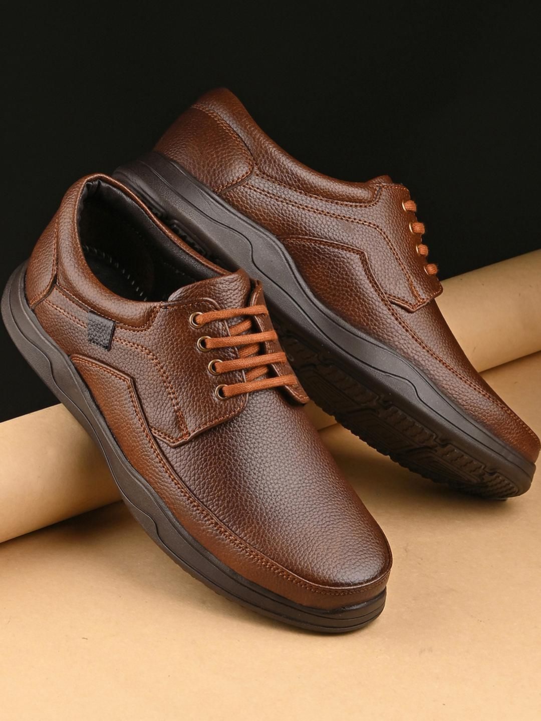 Roadster Men Tan Formal Shoes