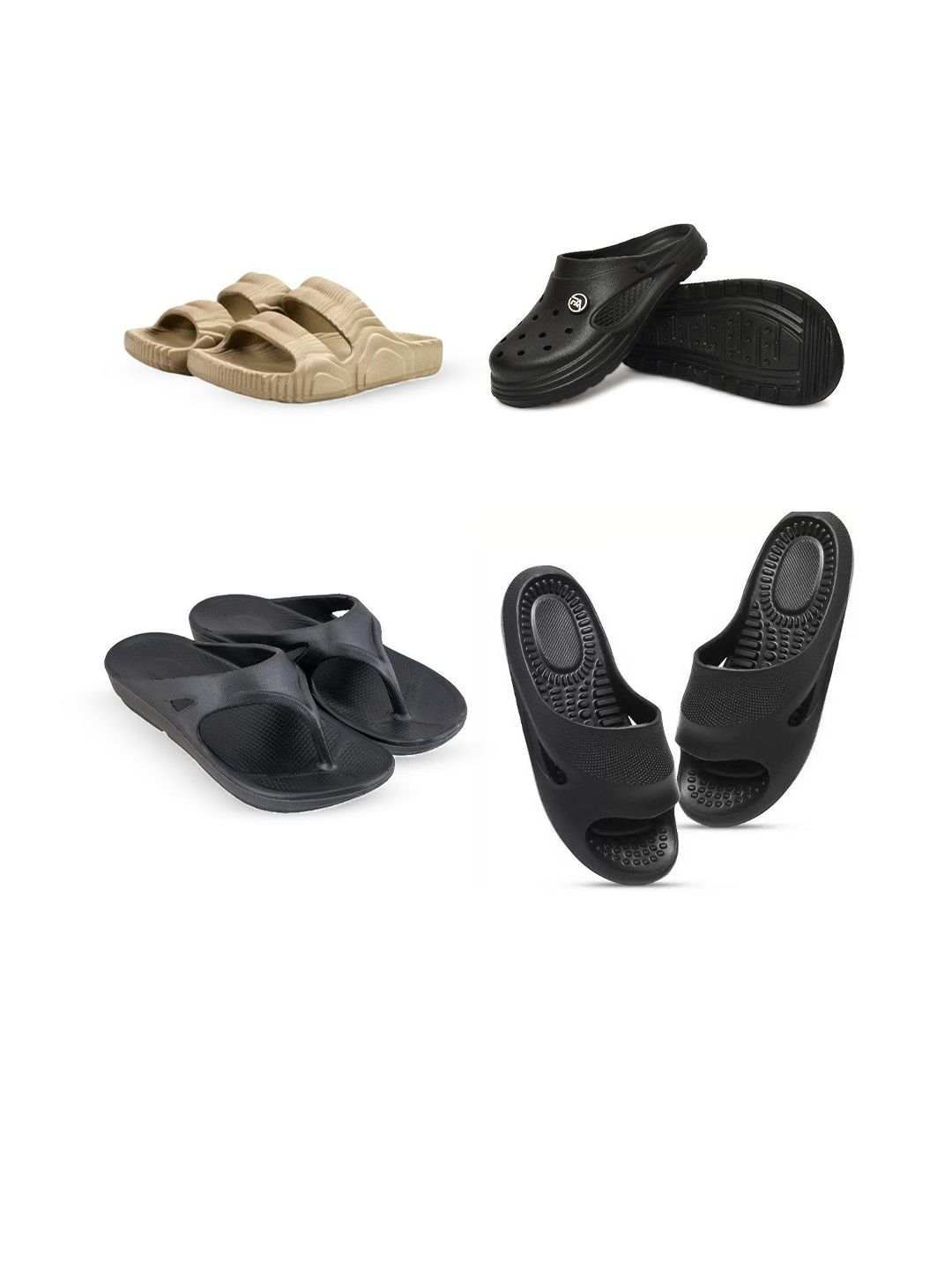 Feel alive Set Of 4 Lightweight Thong Flip-Flops