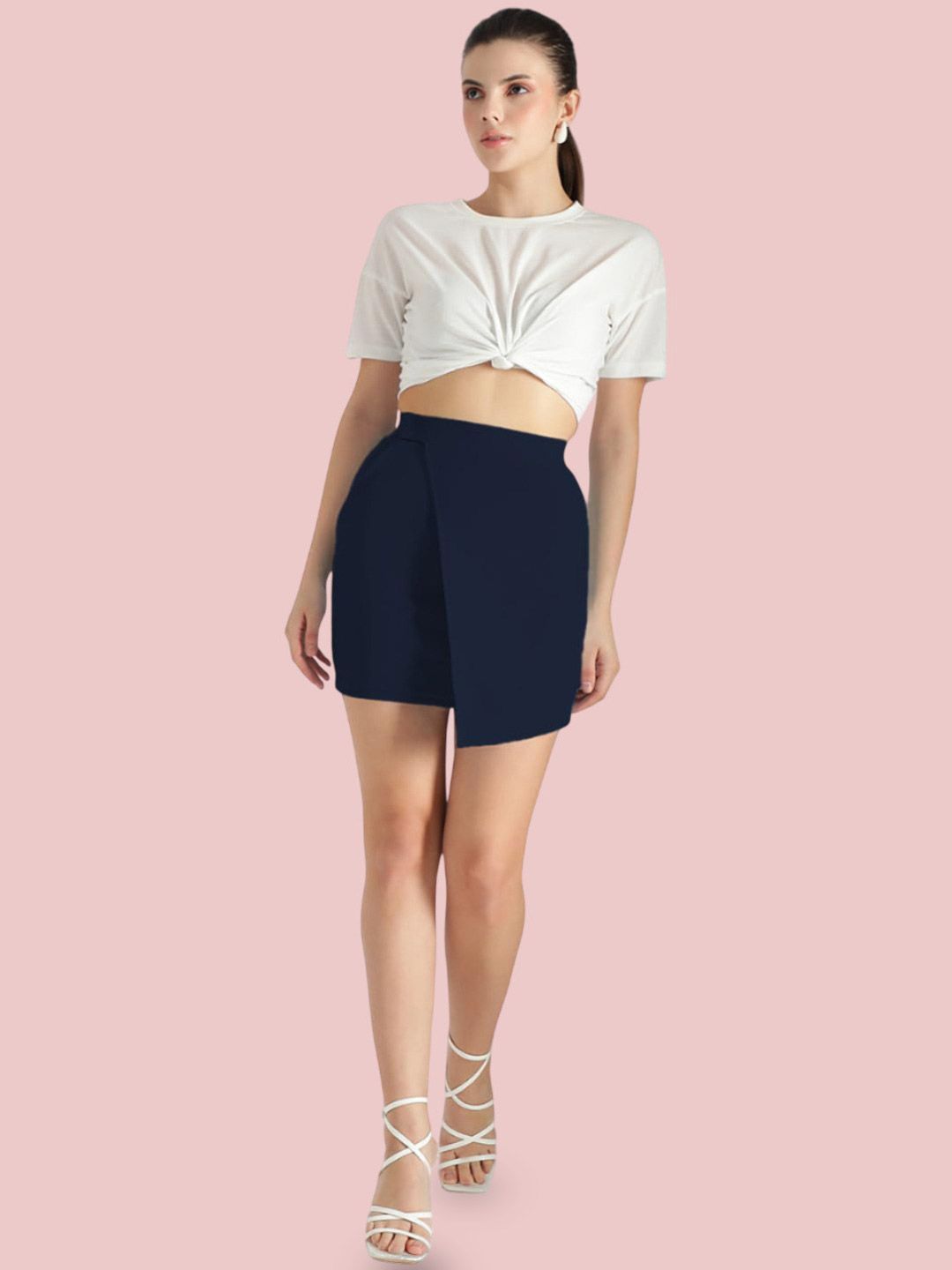 Stylecast X Kotty Wrap Mini Skirt