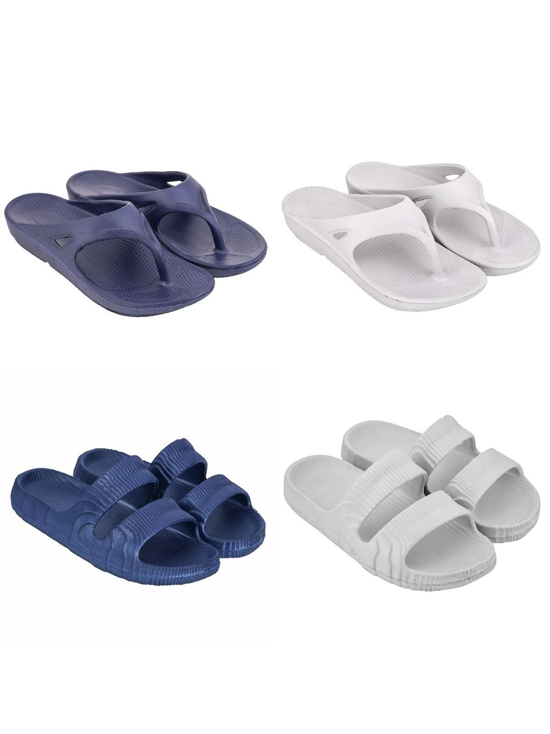 Feel alive Men Set Of 4 Thong Flip-Flops