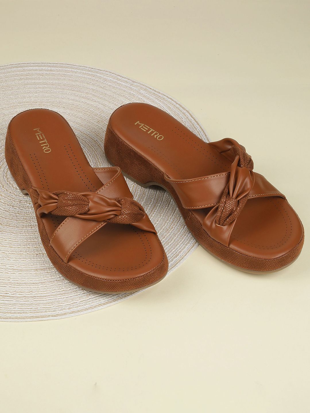 Metro Embellished Open Toe Block Heel Sandals