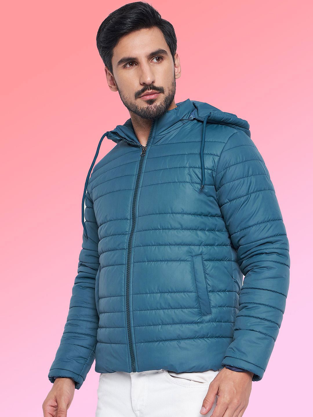 VERO AMORE Hooded Lightweight Puffer Jacket