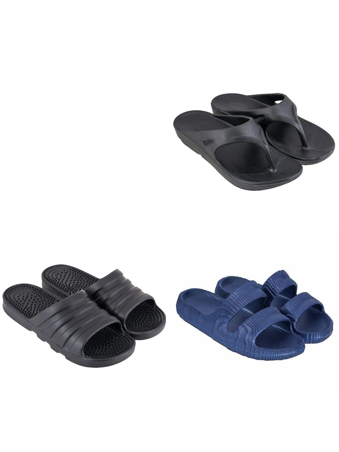 Feel alive Men Set of 3 Thong Flip-Flops
