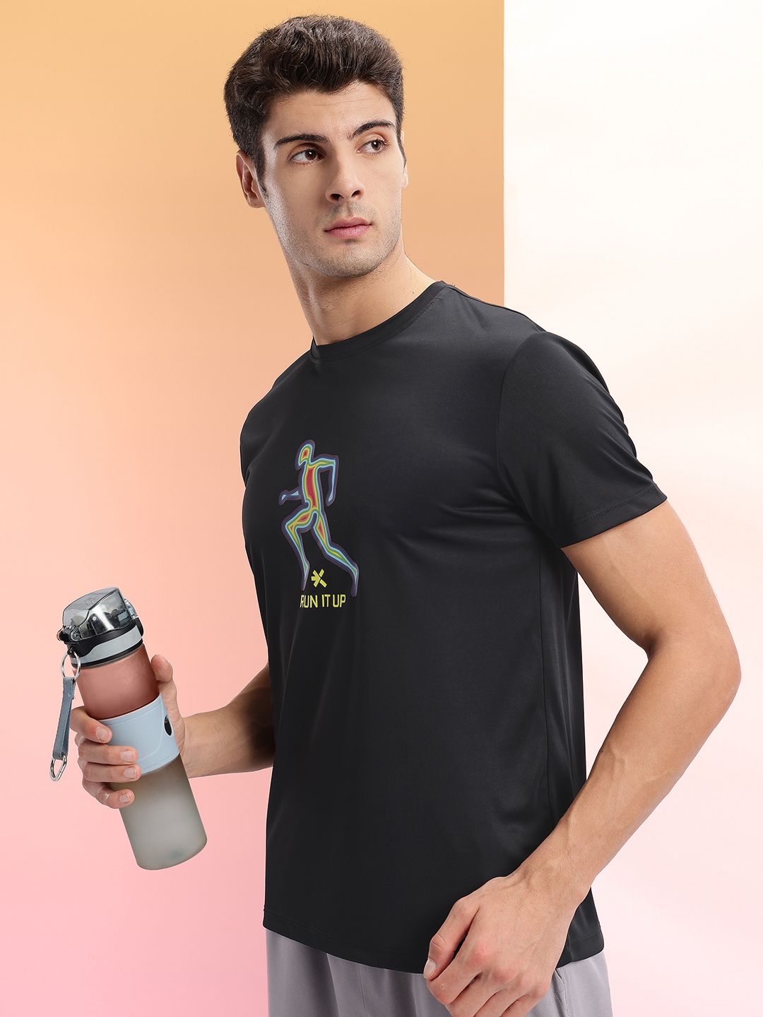 HRX by Hrithik Roshan Graphic Printed Running T-shirt