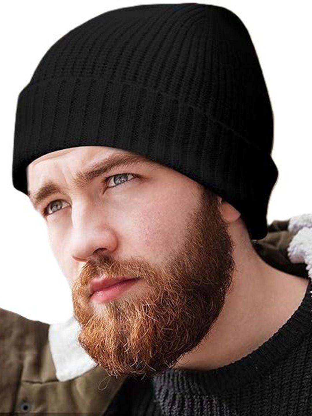 Gajraj Unisex Self Design Woollen Beanie