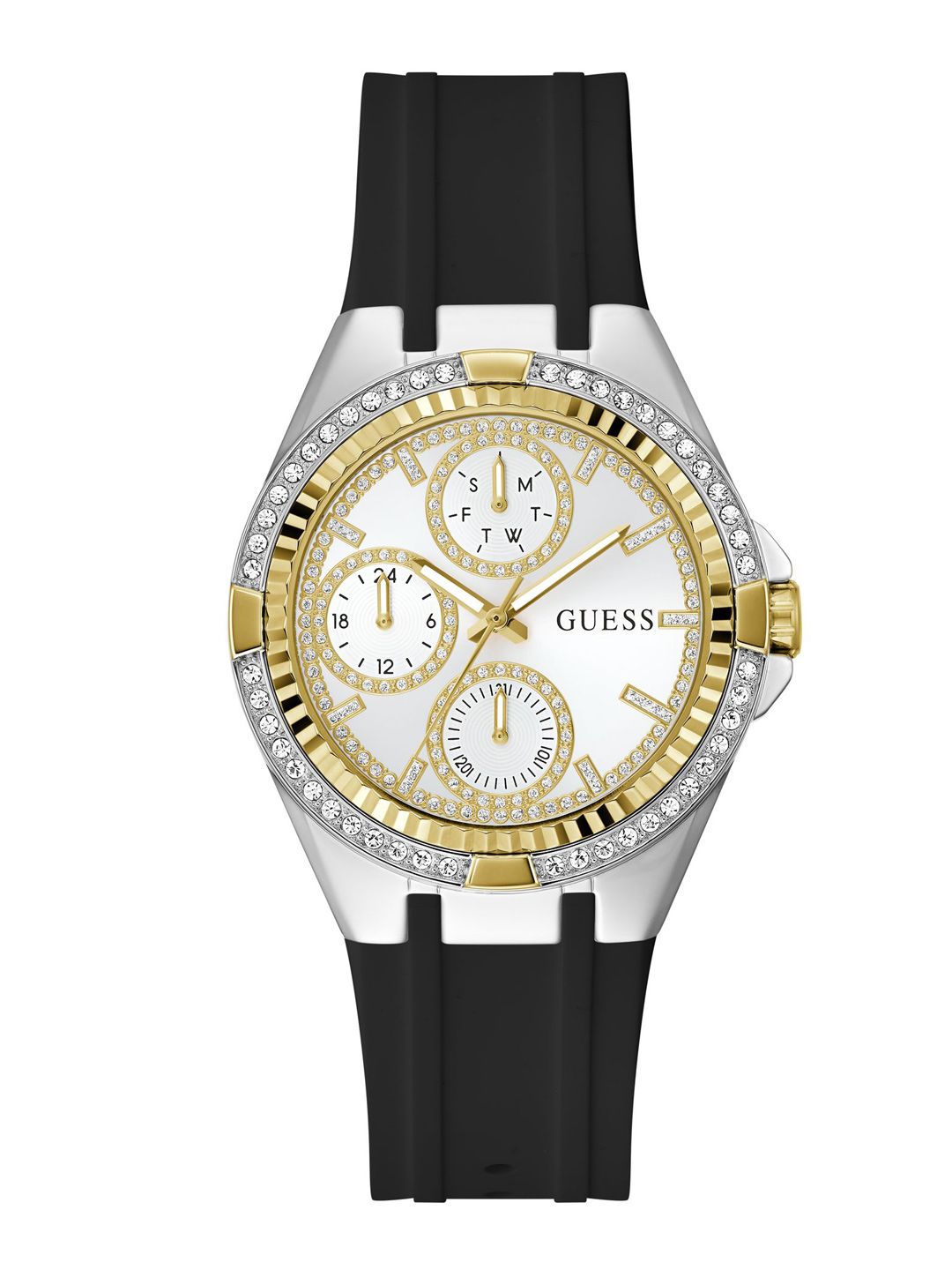 GUESS GUESS Round 39mm Silver Dial Analog Women Watch - GW0879L1