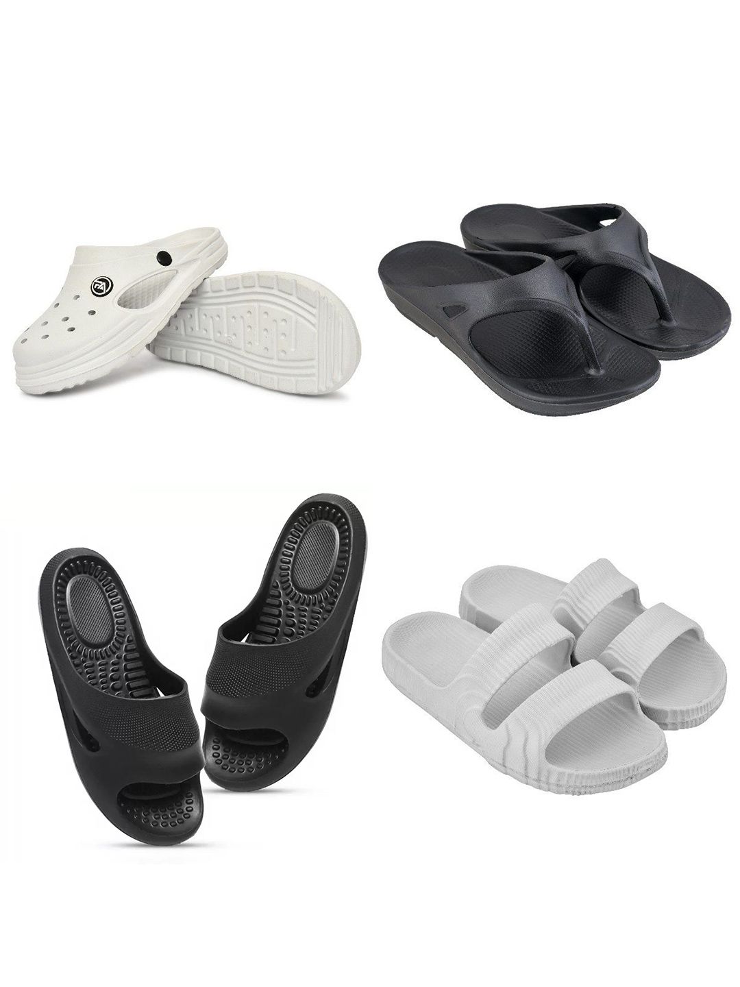 Feel alive Men Set of 4 Lightweight Clogs