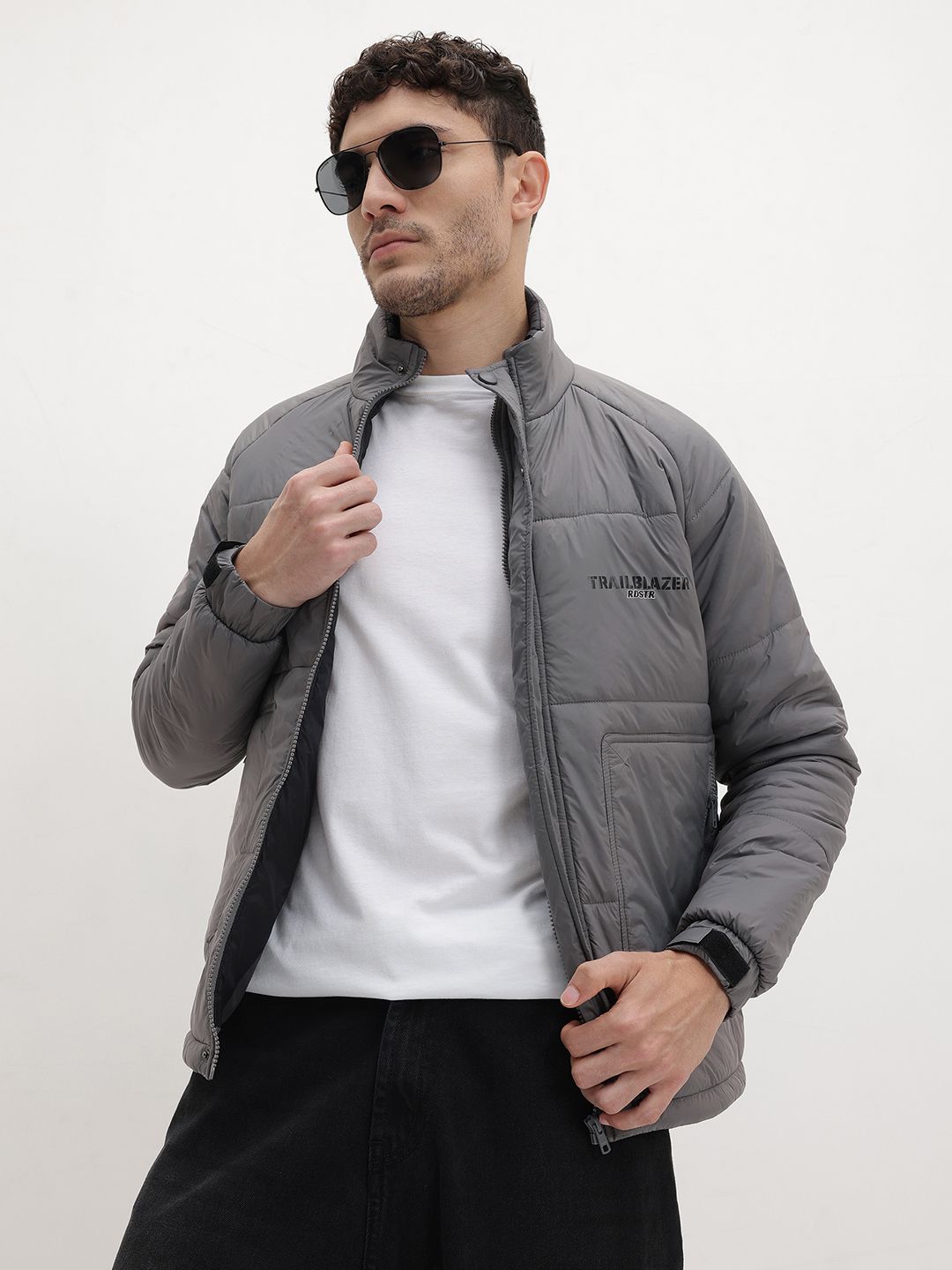 The Roadster Life Co. Printed Padded Jacket
