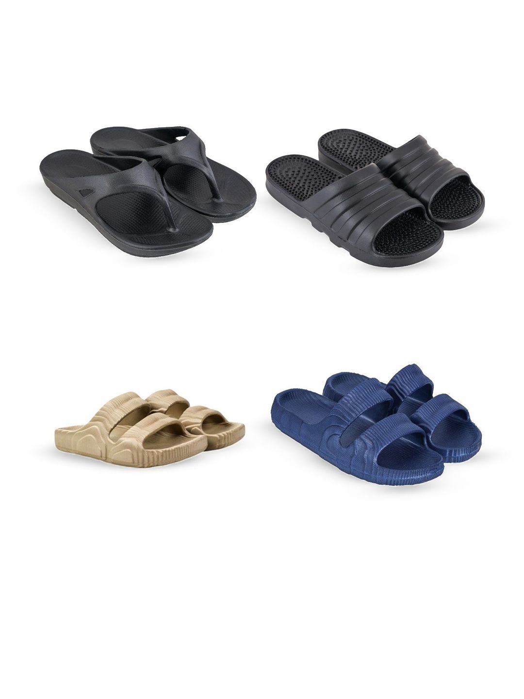 Feel alive Men Set of 4 Lightweight Sliders