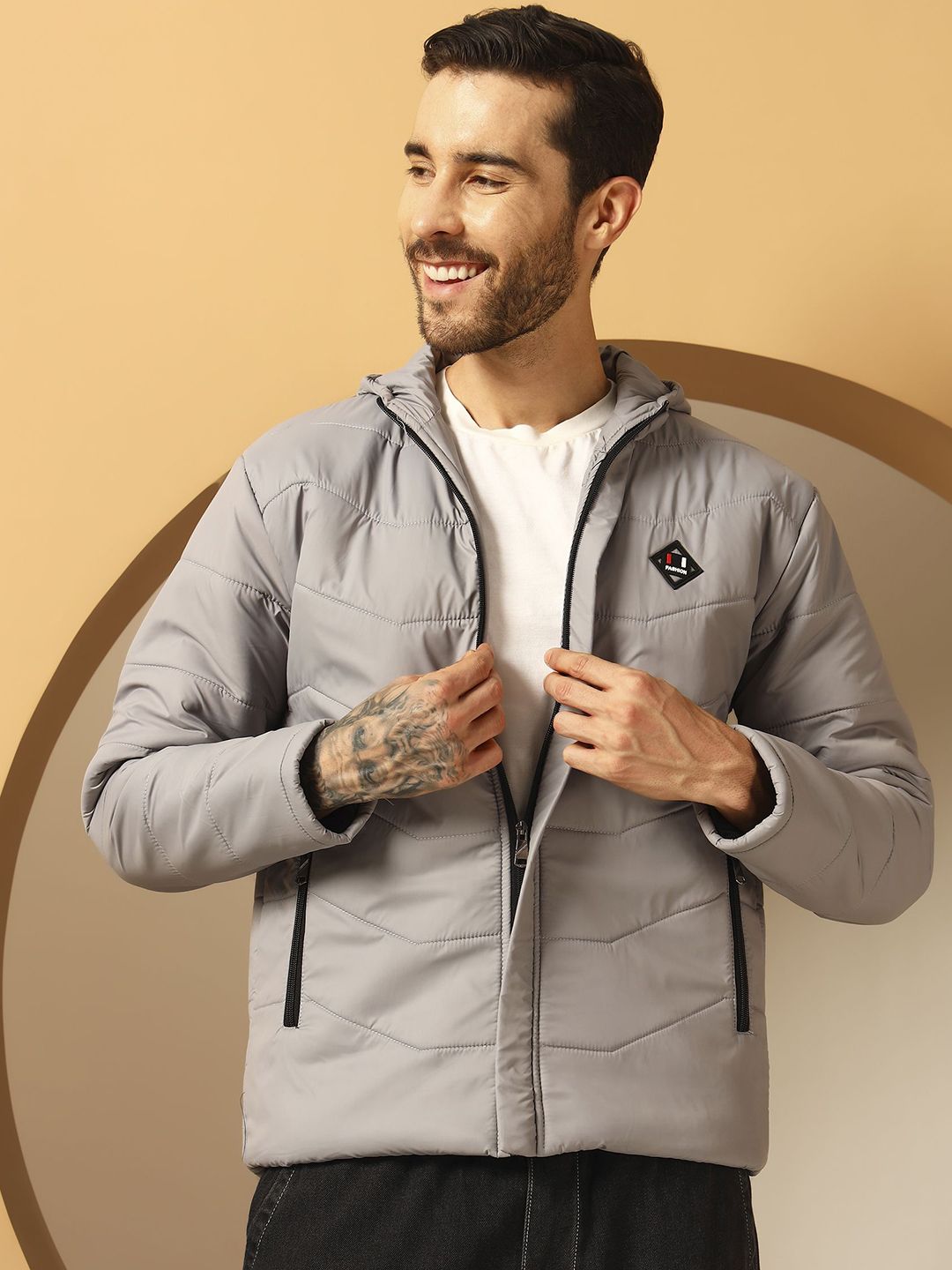 Metronaut Hooded Long Sleeves Puffer Jacket