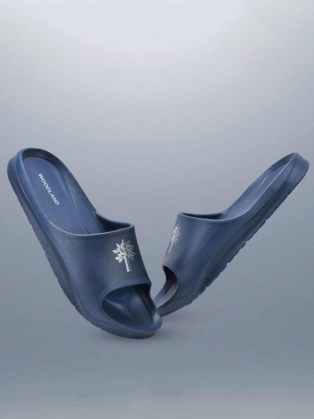 Woodland Men Printed EVA Sliders