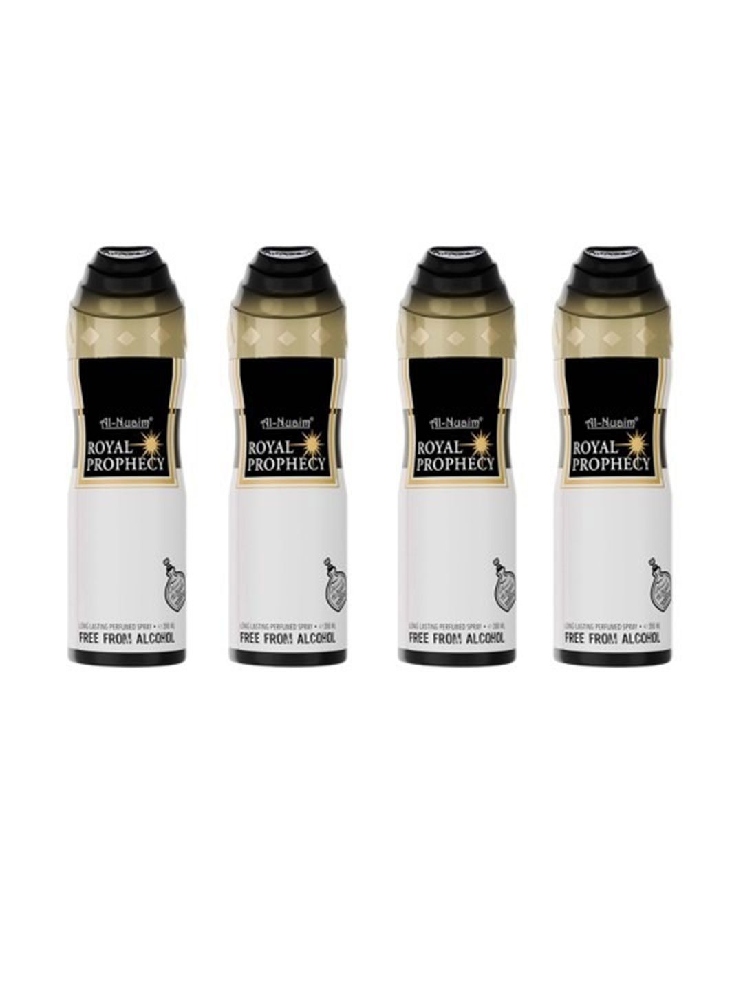 Al-Nuaim Set Of 4 Royal Prophecy Non Alcoholic Deodorant -200 ml Each