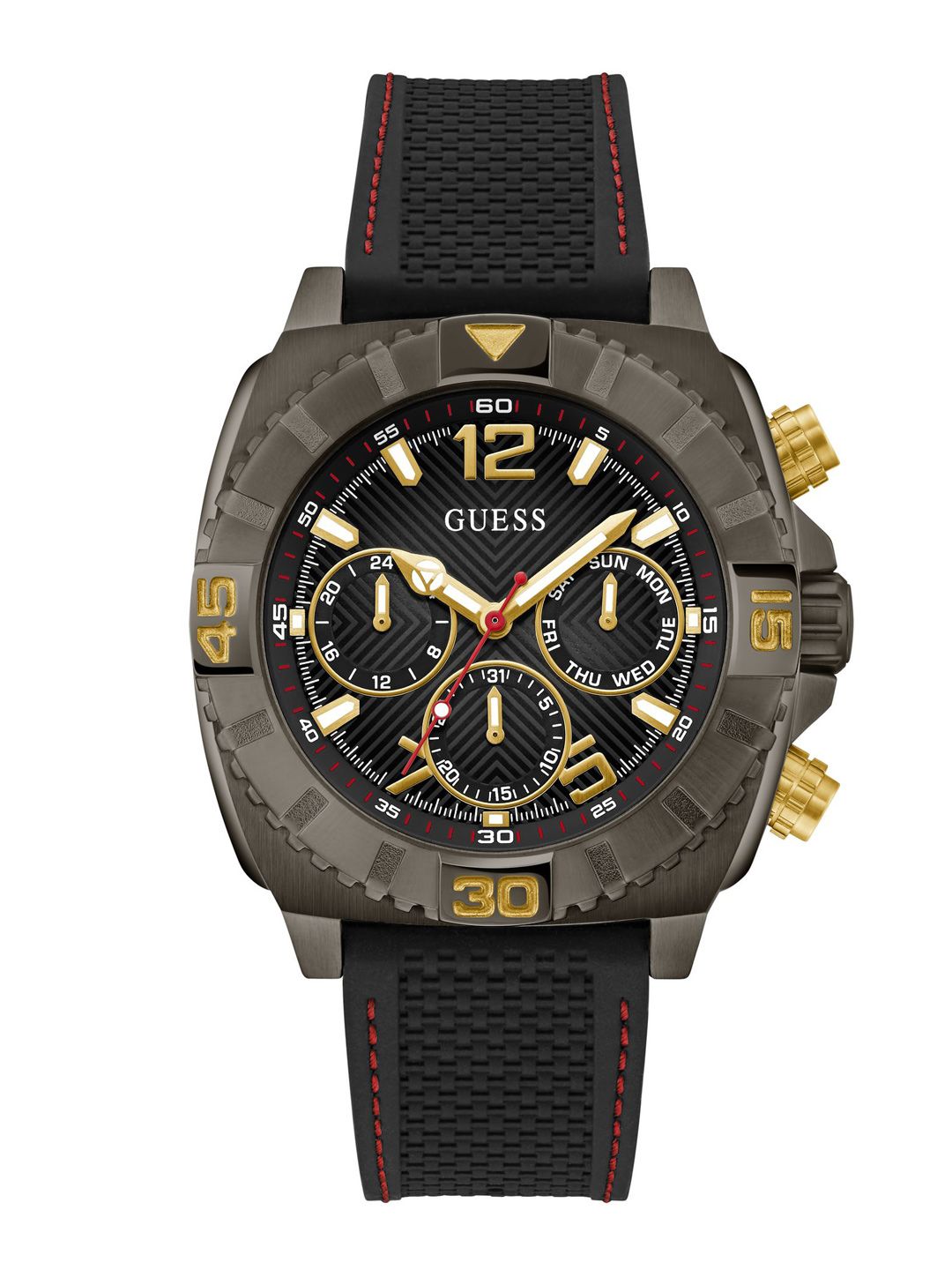 GUESS GUESS Men Dial & Straps Analogue Multi Function Watch GW0801G2