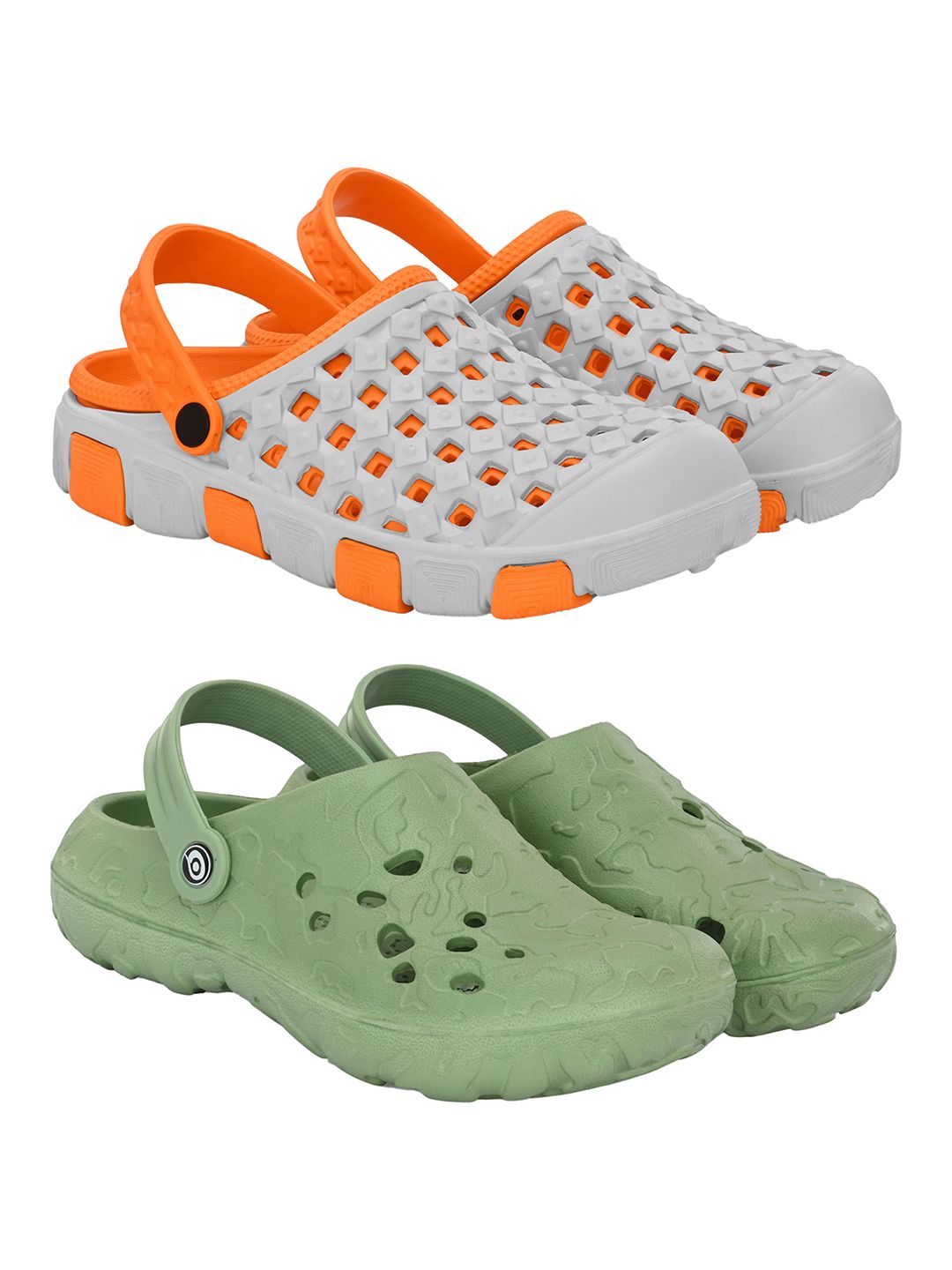 BIRDE Men Set Of 2 Rubber Clogs
