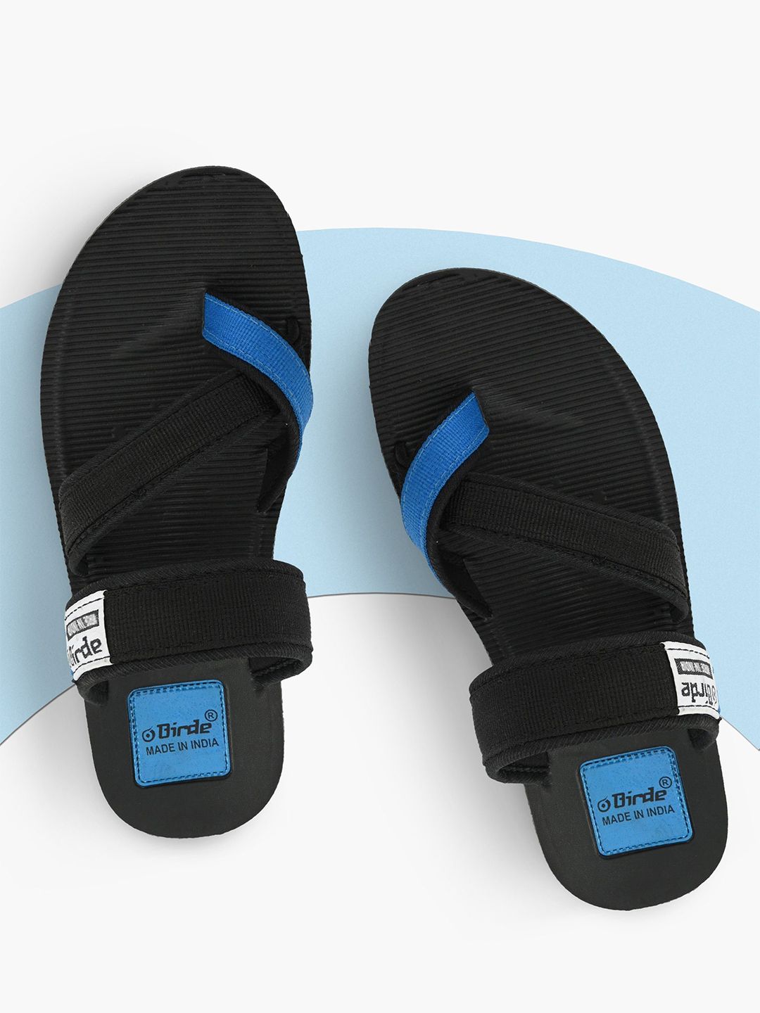 BIRDE Men Colourblocked Thong Flip-Flops