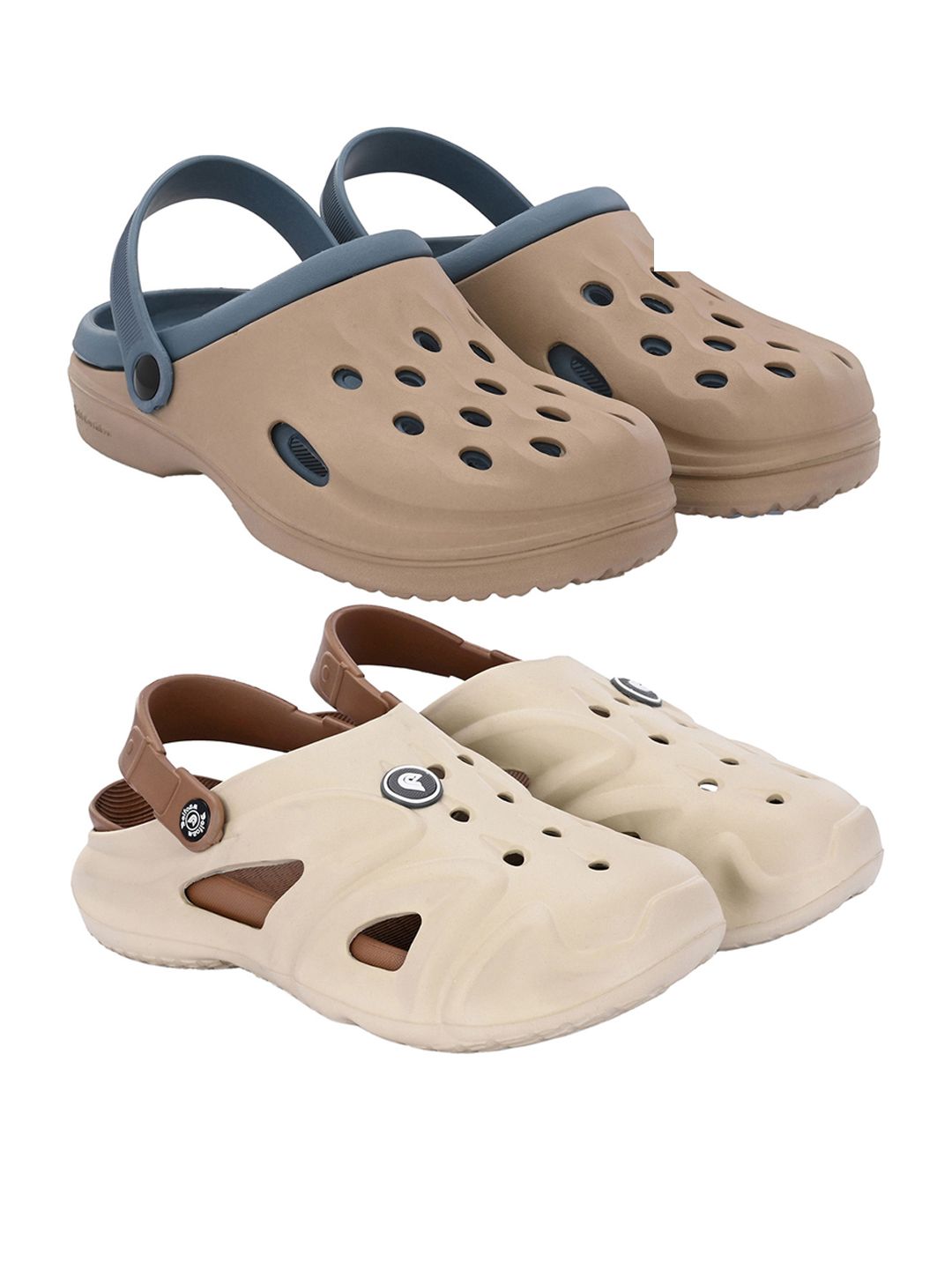 BIRDE Men Pack Of 2 Rubber Clogs