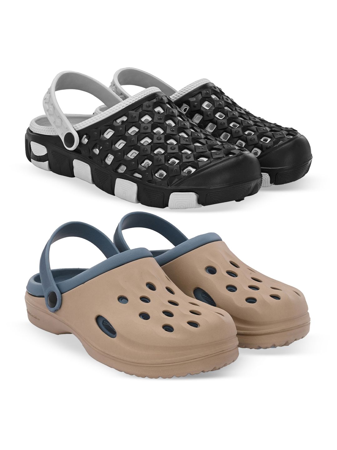 BIRDE Men Pack Of 2 Clogs