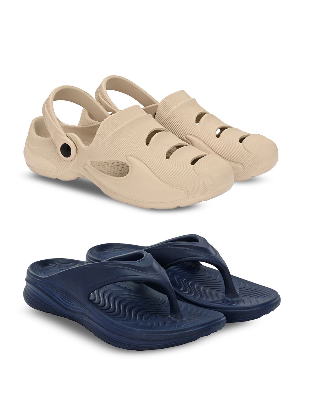 BIRDE Men Set Of 2 Rubber Clogs