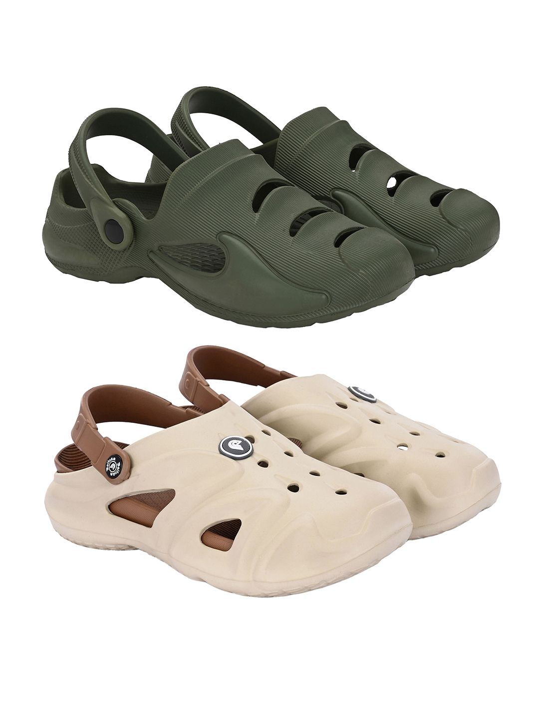 BIRDE Men Set Of 2 Breathable Clogs