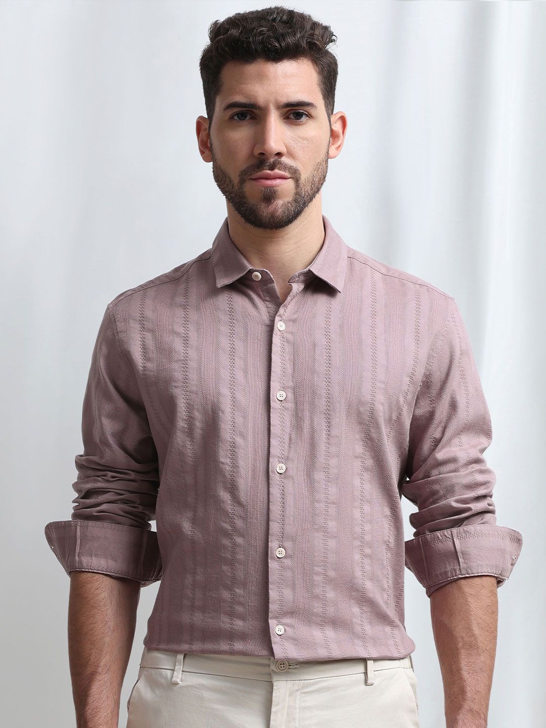 Mufti Mufti Men Slim Fit Party Shirt