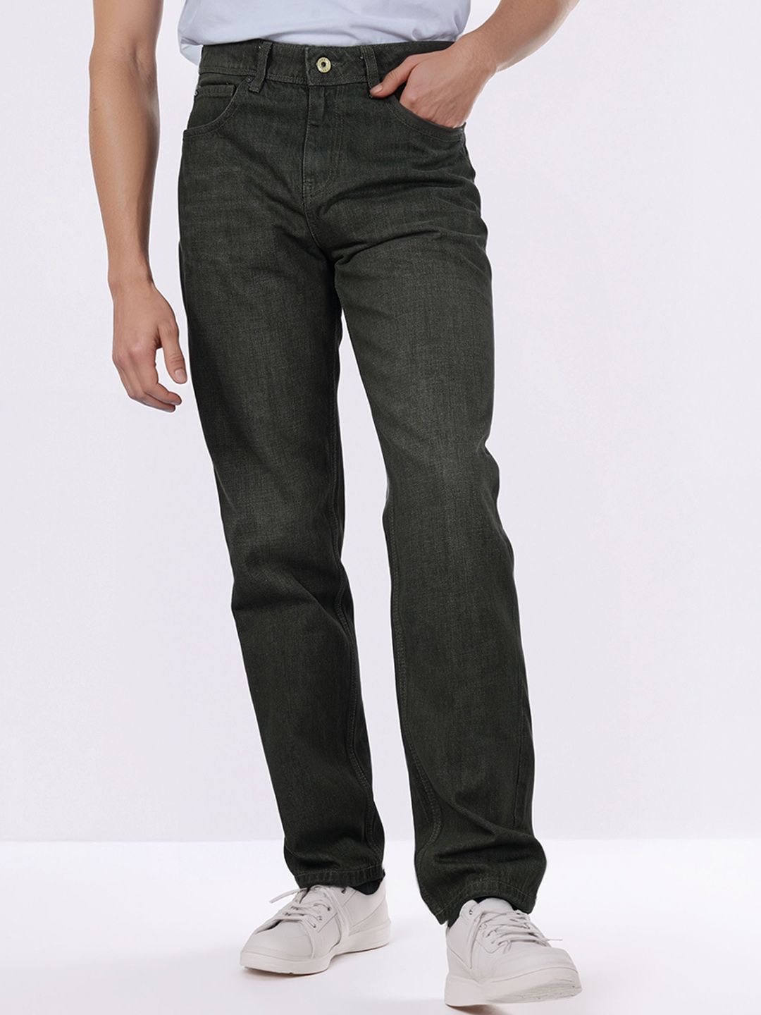 Celio Men Jean Relaxed Fit Low-Rise Cotton Denim Jeans