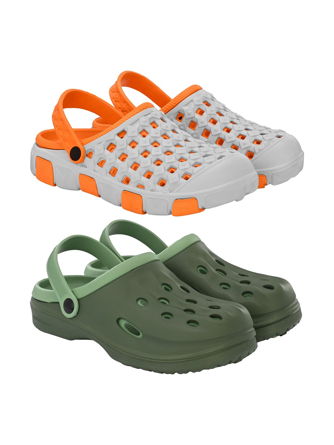 BIRDE Men Set Of 2 Breathable Clogs