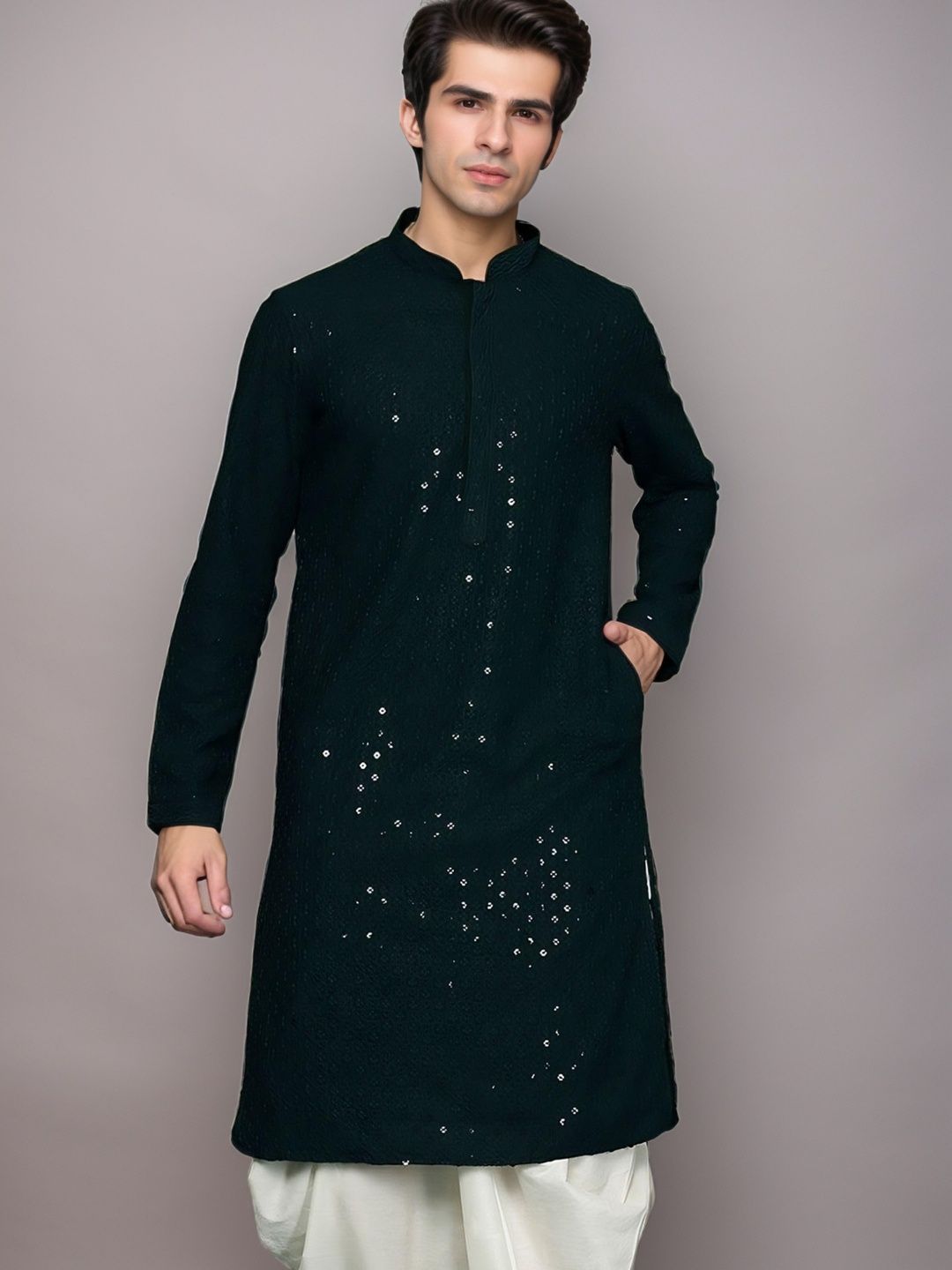 Moda Rapido Men Blended Straight Kurtas