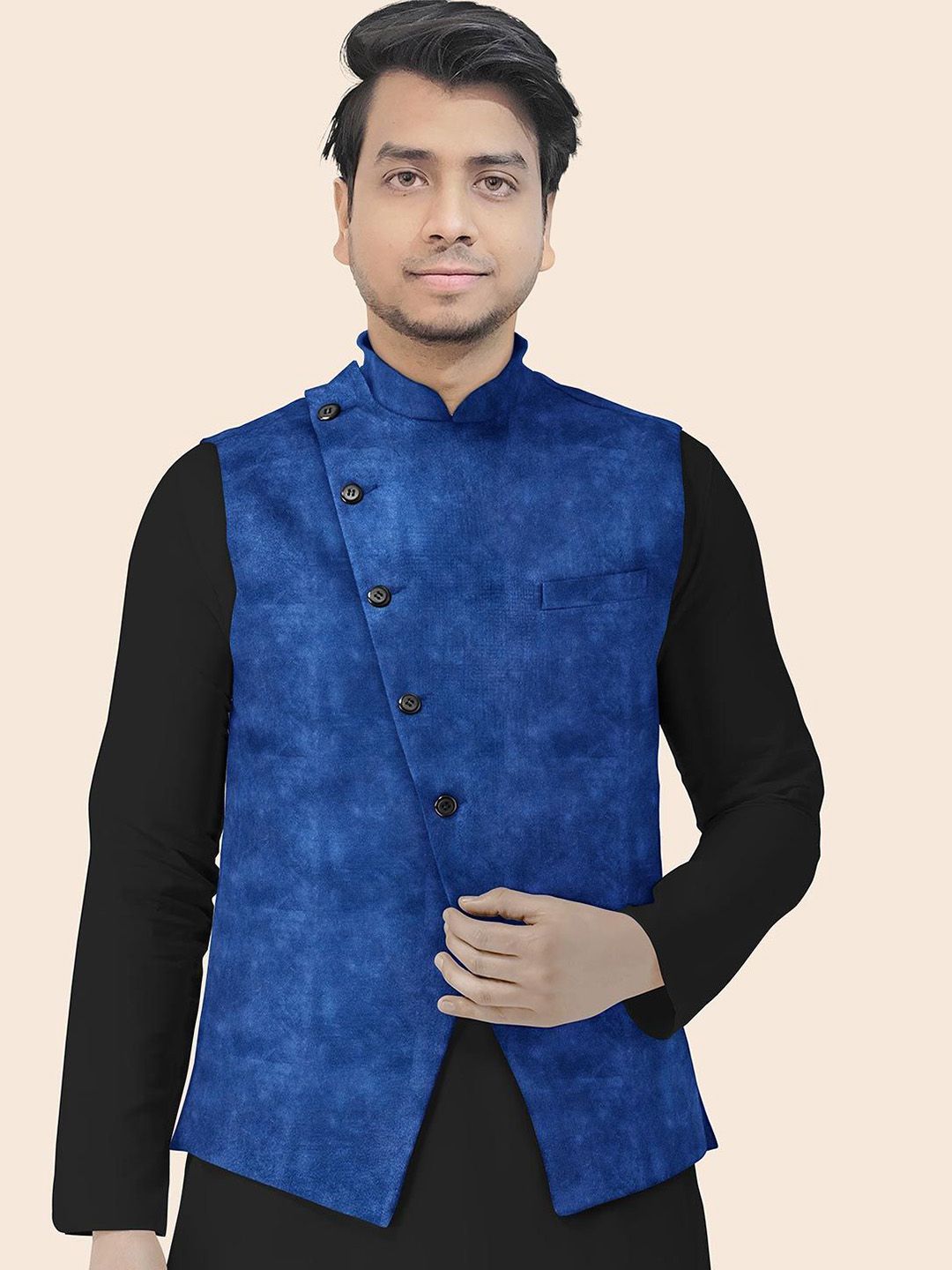 Utsav Fashion Velvet Nehru Jacket