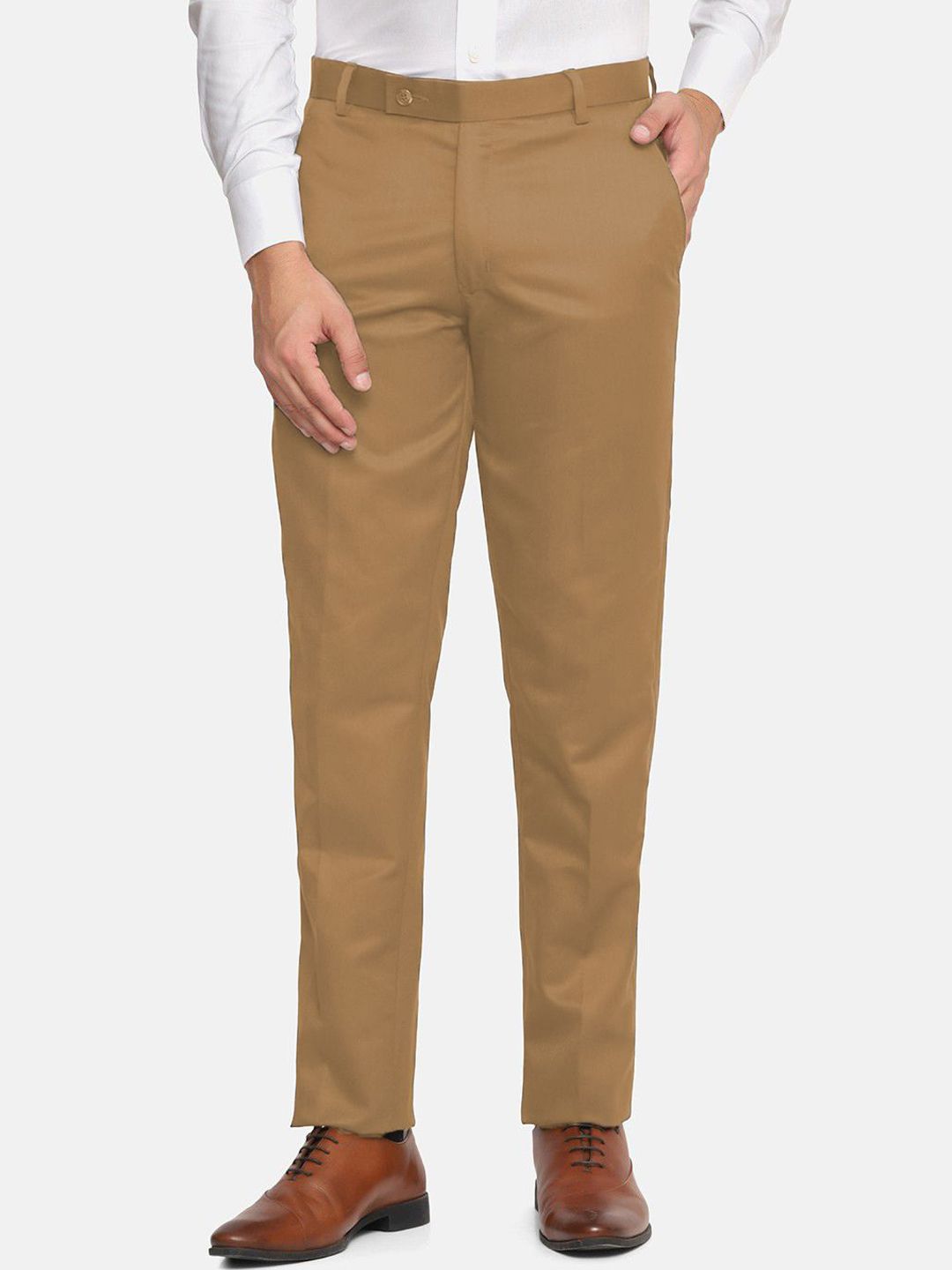 MANCREW Men Regular Fit Formal Trousers
