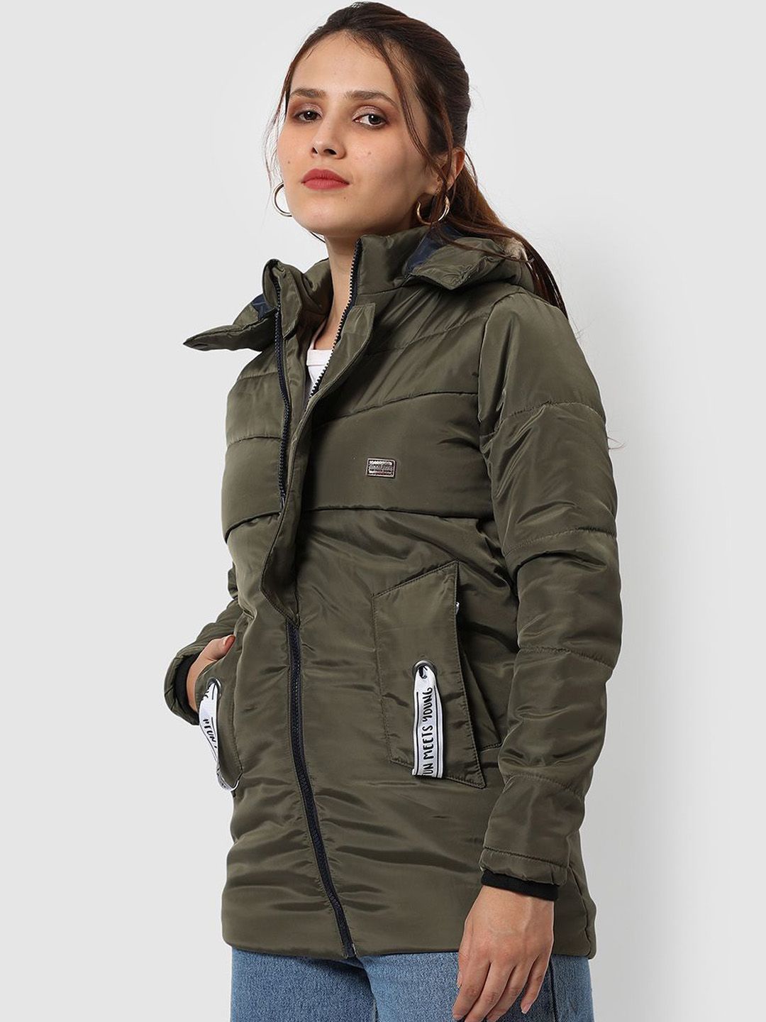 PINACOLADA Women Hooded Solid Lightweight Parka Jacket