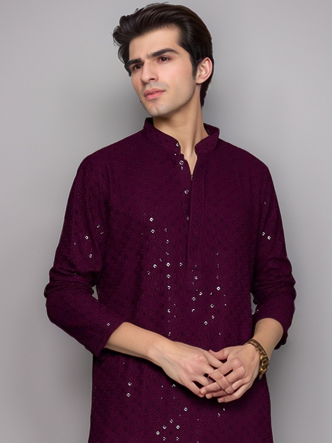 Moda Rapido Men Blended Straight Kurtas