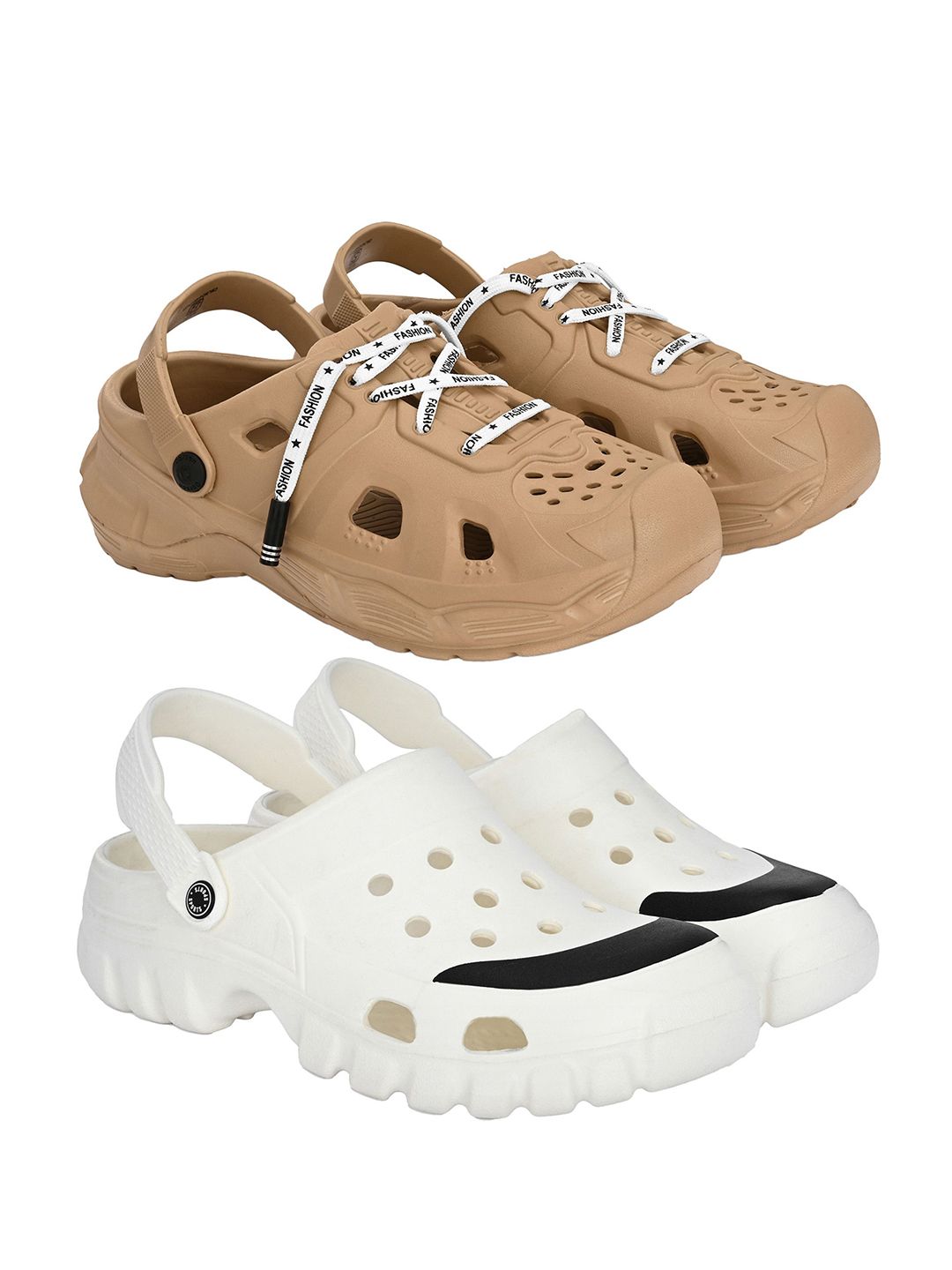 BIRDE Men Set Of 2 Breathable Clogs