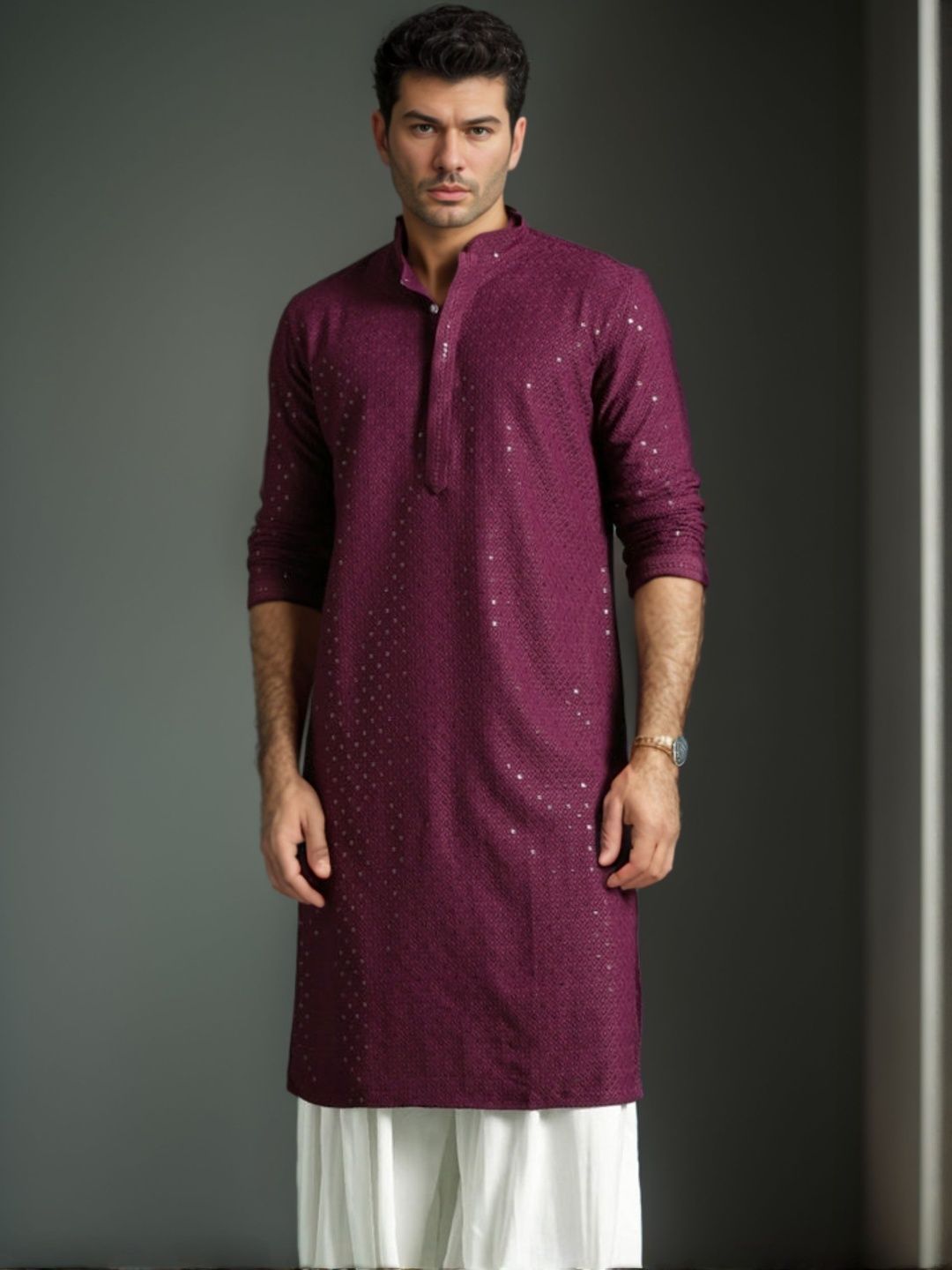 Moda Rapido Men Blended Straight Kurtas